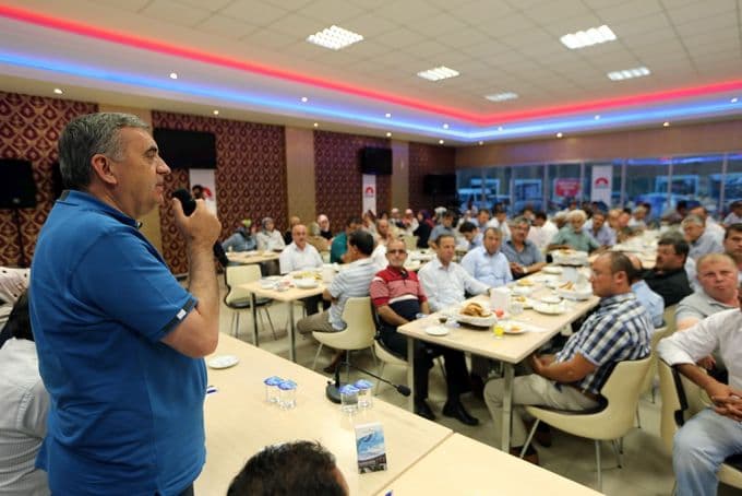 Seçim çalışmaları kapsamında Taraklı'da buluştular