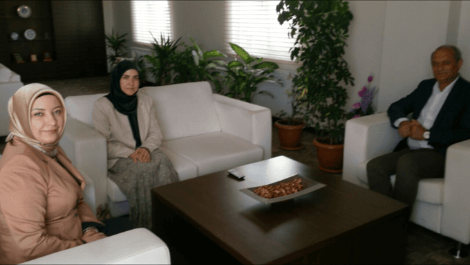 AK Parti MKYK Üyesi Atabek'ten SESOB Başkanı'na ziyaret