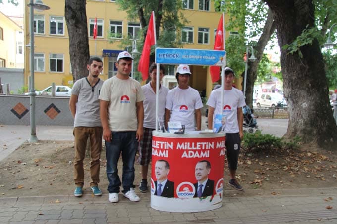 Hendek "Erdoğan" için bağış kuyruğuna girdi