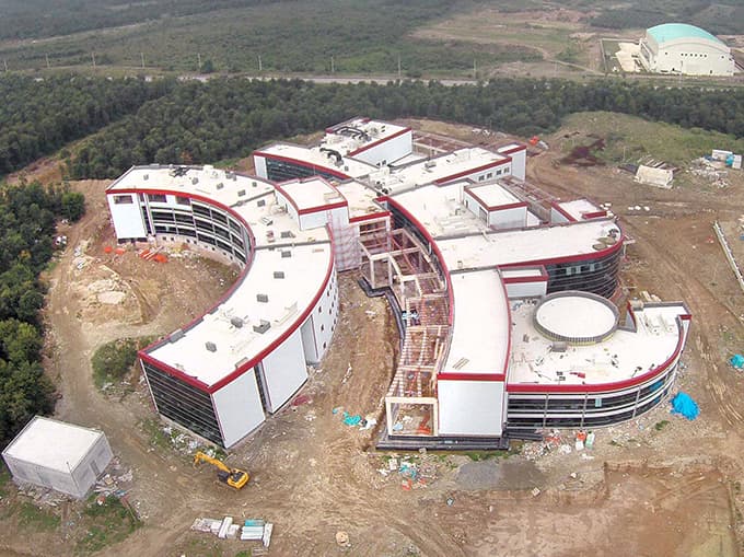 Hendek'te 100 yataklı hastane inşaatı sürüyor