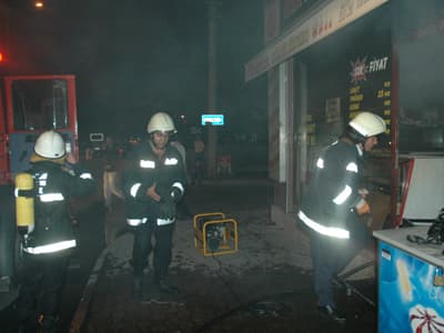 Simit Fırınında Yangın Çıktı