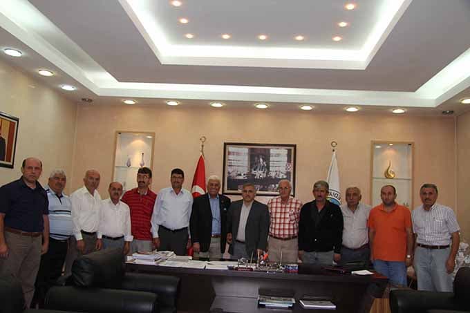 TMD Başkanı Özünal, Başkan İnci'yi makamında ziyaret etti