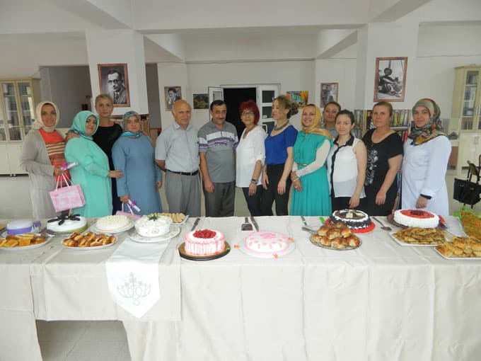 Renkli mönüler eşliğinde pasta kursu sona erdi