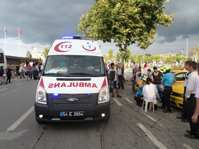 İlk müdahaleyi Motorize 112 ekipleri yaptı