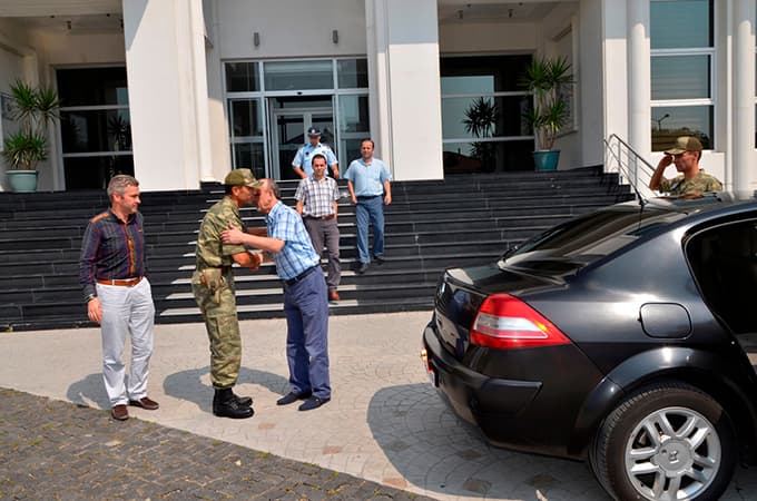 Komutandan Başkan Öztürk'e ziyaret