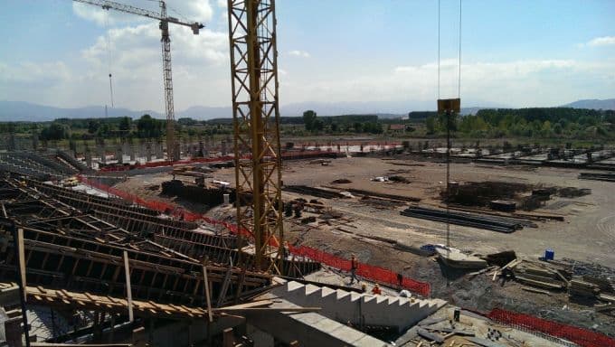 İşte yeni stadın inşaatında son durum...