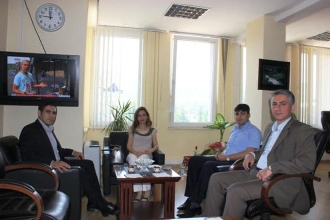 Yeni atanan savcılardan Kaymakam Azcan'a ziyaret