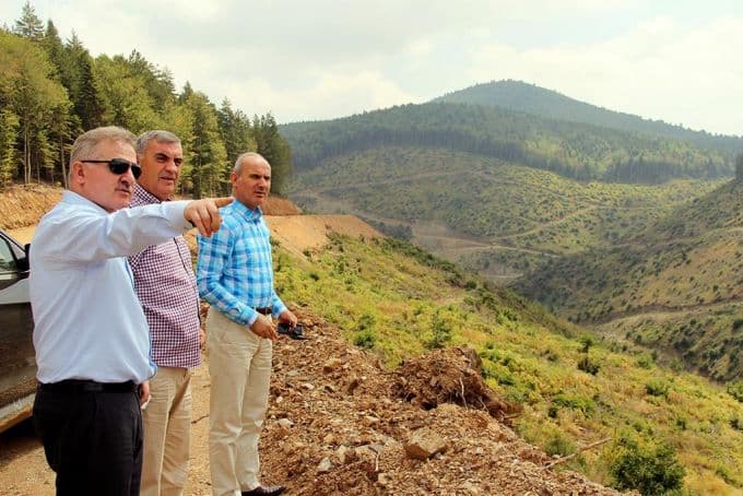 Başkan Toçoğlu, Akçay Barajı çalışmalarını yerinde inceledi