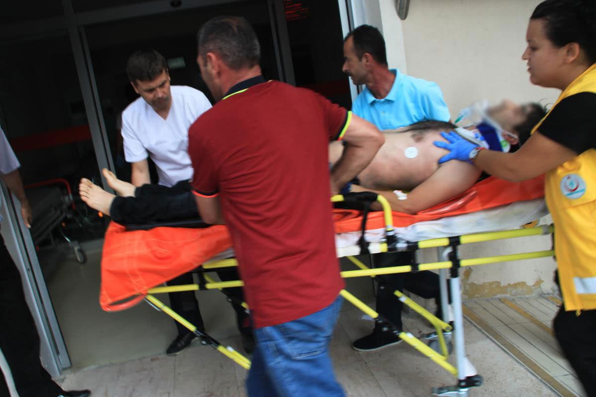 Serinlemek istedi, az kalsın boğuluyordu
