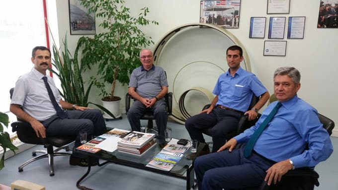 Söğütlü protokolünden Subor fabrikası ziyareti