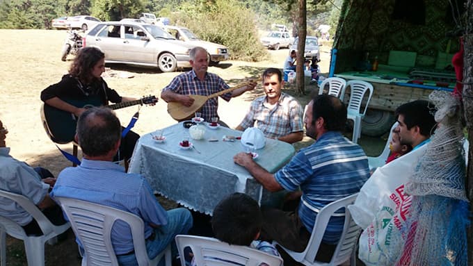 Karagöl yaylasında farklı bir hizmet