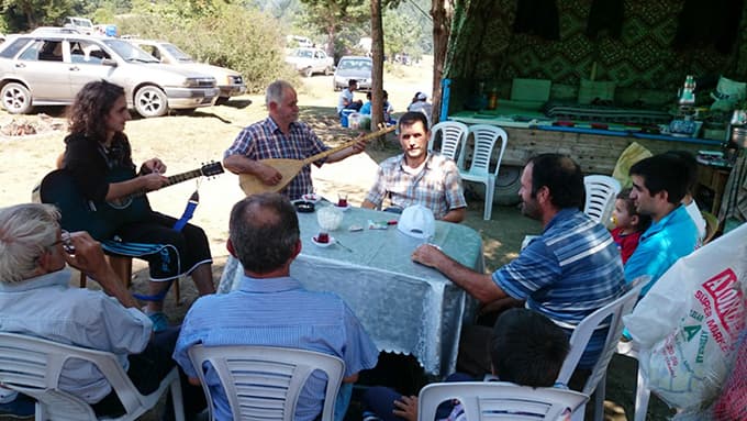 Karagöl yaylasında farklı bir hizmet