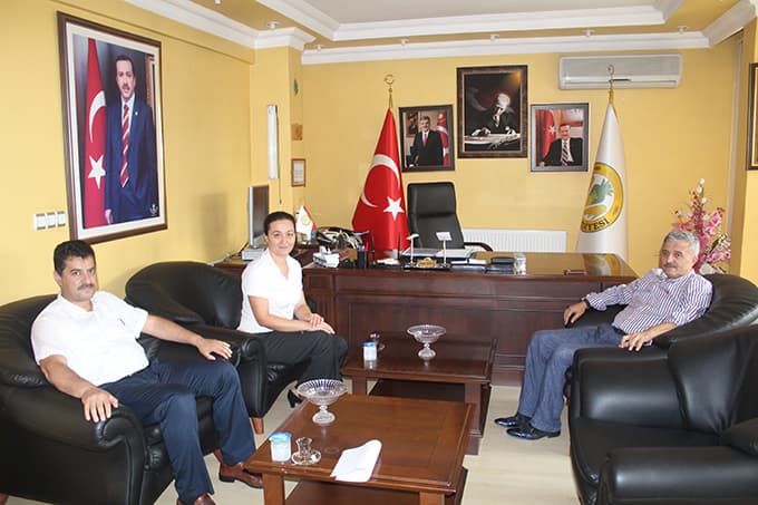 Başkan Ali Soğuk'a önemli ziyaretler