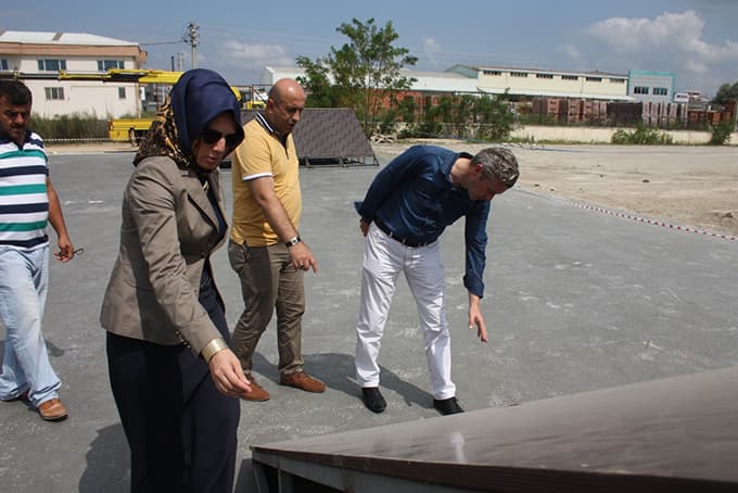 Kıratlı, çalışmaları yerinde denetledi