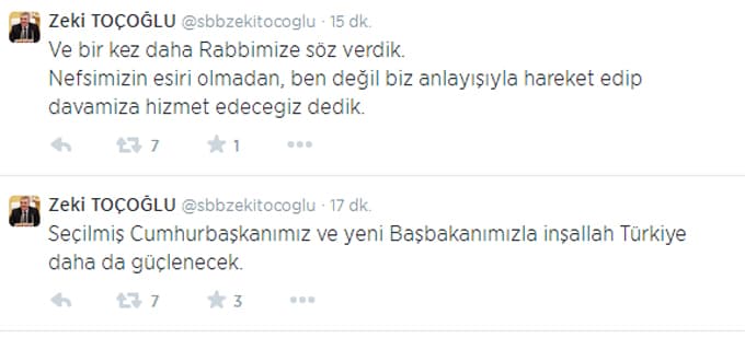 Toçoğlu, Ankara'da Ak Parti Kongresi'ndeydi