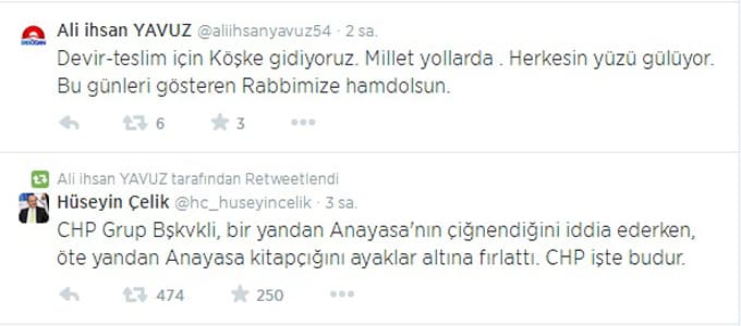 Yavuz'dan CHP'ye gönderme: "Yuh olsun!"