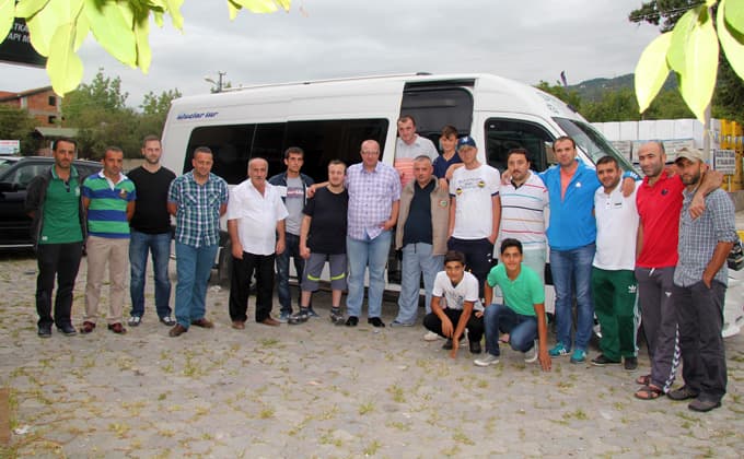 Soffder Ardeşen'e doğru yola çıktı