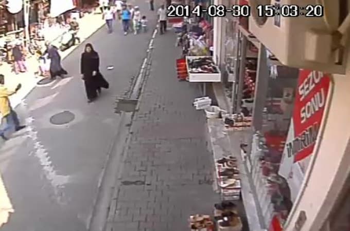 Trafiğe kapalı alanda kaza: 1 yaralı