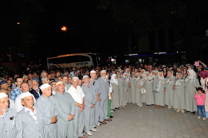 Hendek'ten Kutsal Topraklara yolculuk başladı