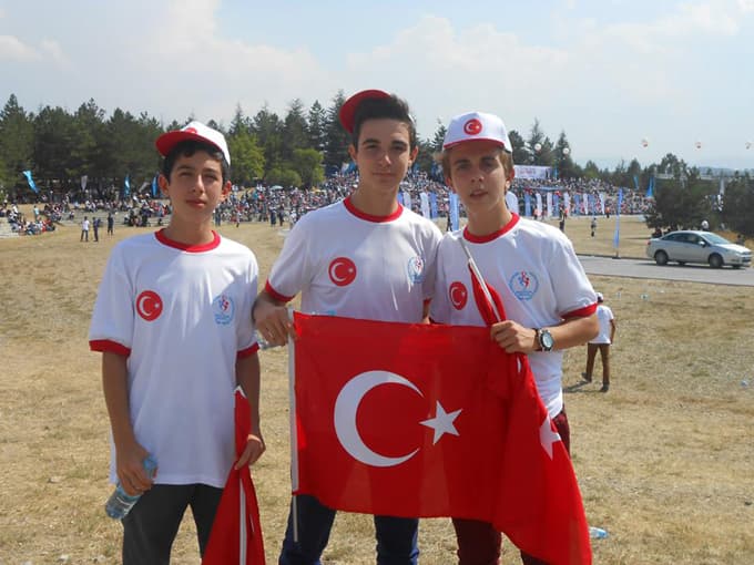 Geyveli gençler Zafertepe Yürüyüşü'ne katıldı