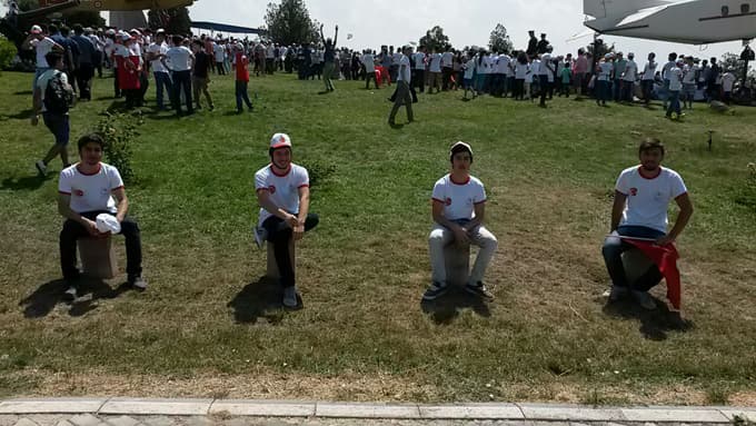 Geyveli gençler Zafertepe Yürüyüşü'ne katıldı