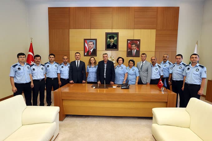 Başkan Toçoğlu zabıta teşkilatını ağırladı