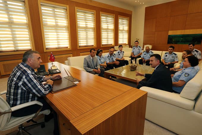 Başkan Toçoğlu zabıta teşkilatını ağırladı