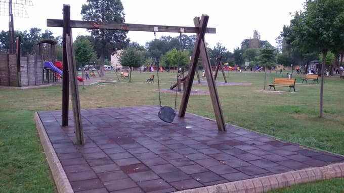 Çocukların alanına zarar verdiler