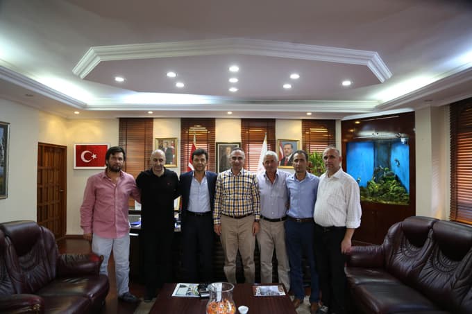 Başkan Yılmazer, Amatör Spor Kulübü Başkanlarıyla görüştü