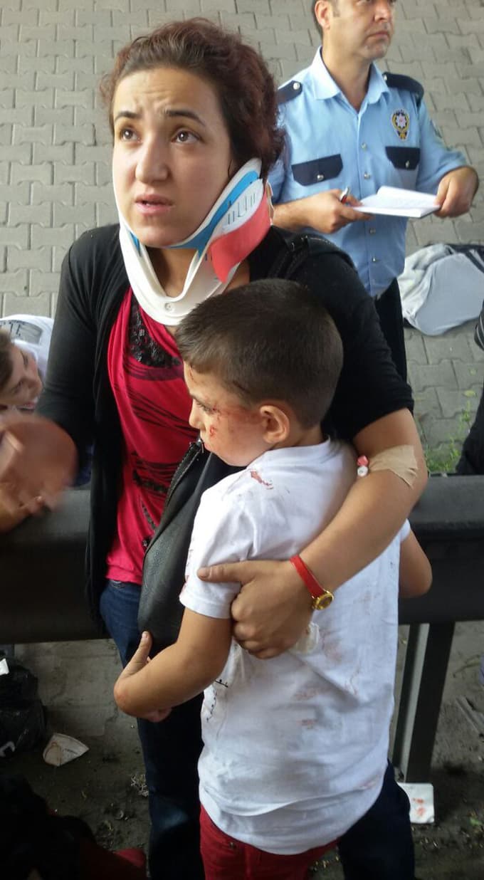 Yolcu otobüsü şarampole yuvarlandı!
