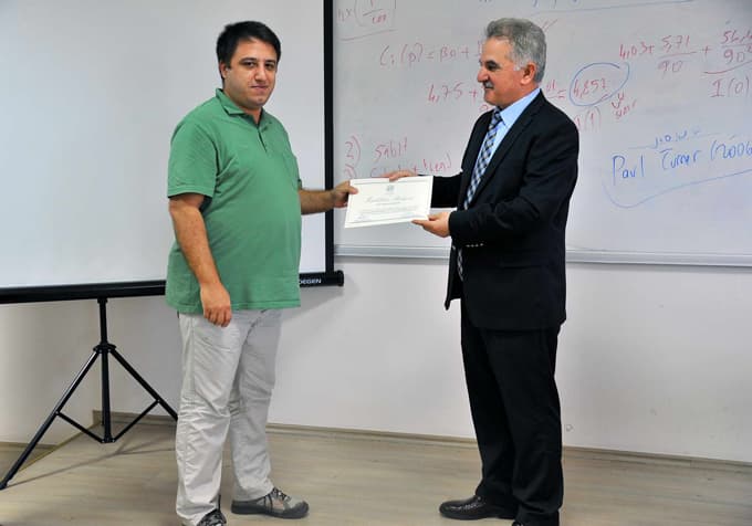 Ekonometri Seminerleri sertifikaları verildi