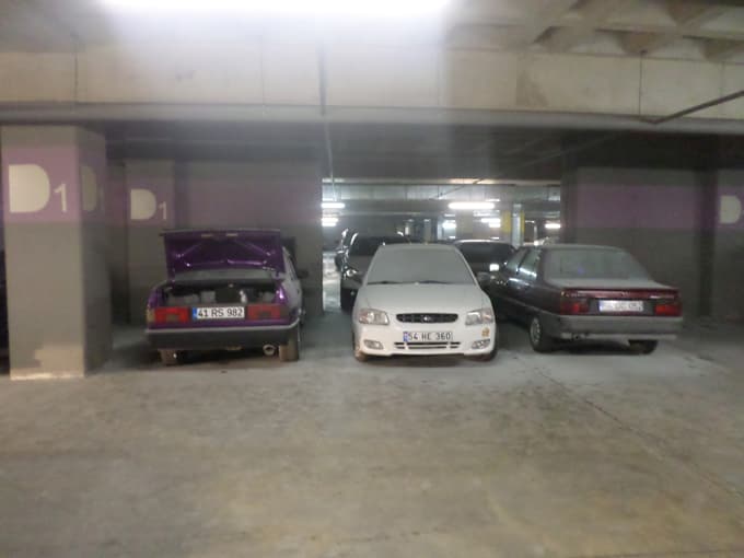 Otopark'ta korkutan patlama