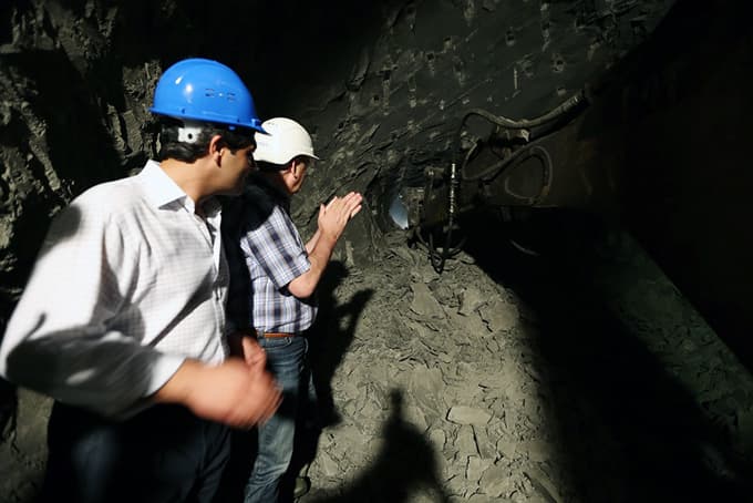 Çelik İsale'de tünel inşaatı tamamlandı