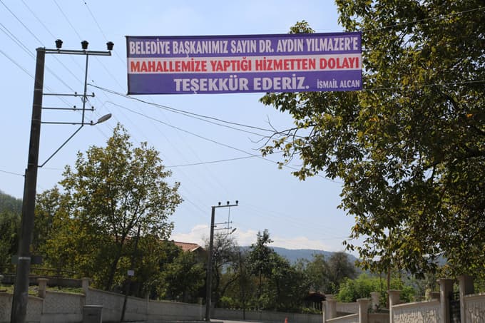 İstanbuldere sakinlerinden Başkan Yılmazer'e teşekkür