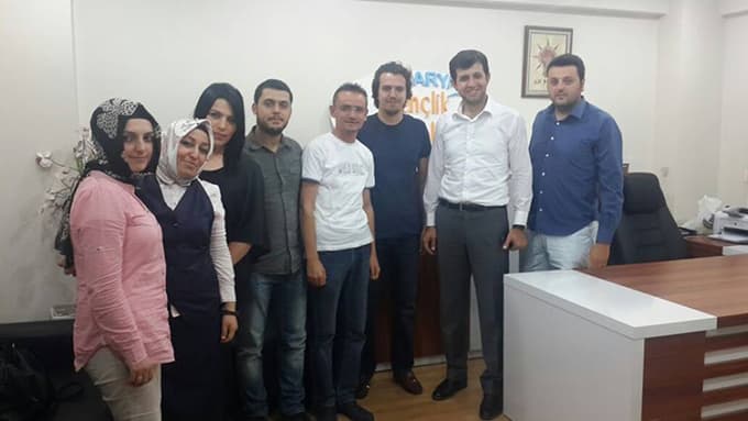 "Ak Gençlik" ziyarette buluştu