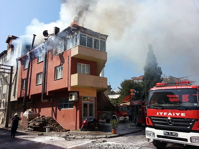 Sakarya'da yangın
