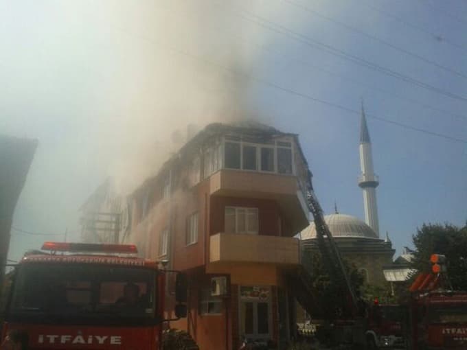 Sakarya'da yangın