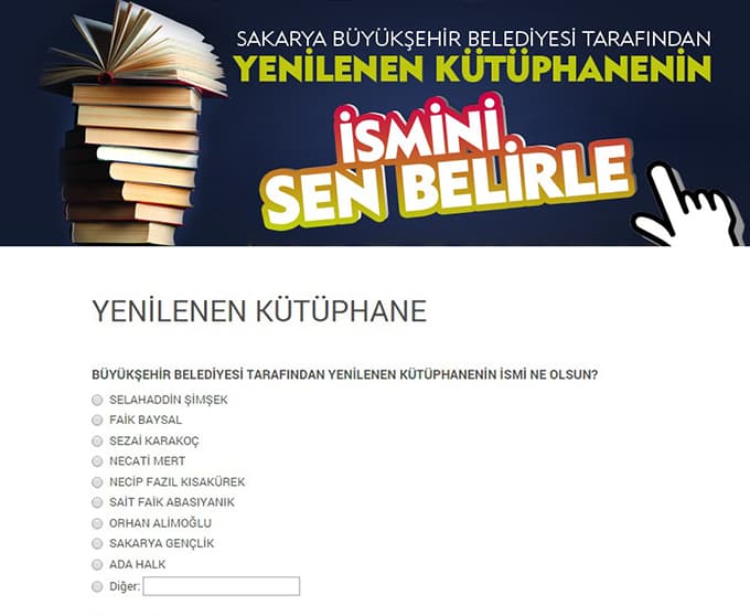 Anket için son gün Çarşamba