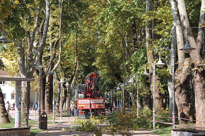 Hendek'te kış hazırlığı
