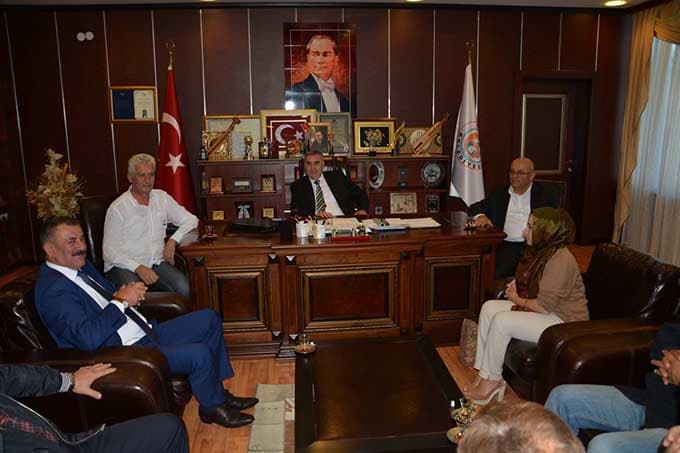 Toçoğlu, İspiroğlu'na geçmiş olsun ziyaretinde bulundu
