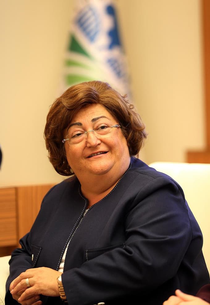 Güldal Akşit, Toçoğlu'na ziyarette bulundu