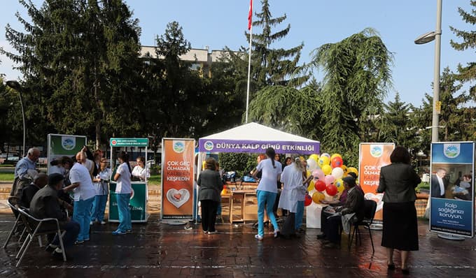 Dünya Kalp Günü'nde, kalp sağlığına dikkat çekildi
