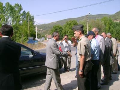 Vali Hüseyin Atak Taraklı'da