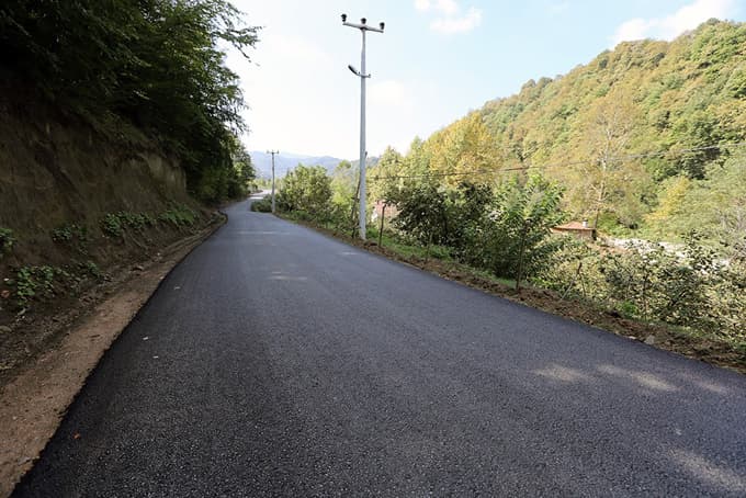 7 kilometrelik güzergah asfaltlanıyor