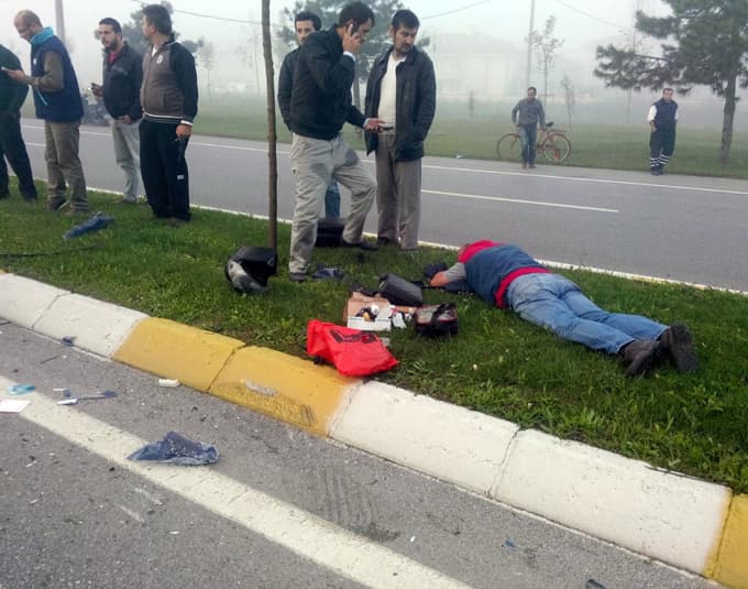 Sakarya'da trafik kazası meydana geldi: 1 yaralı