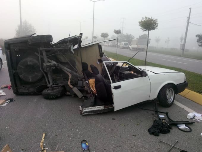 Sakarya'da trafik kazası meydana geldi: 1 yaralı