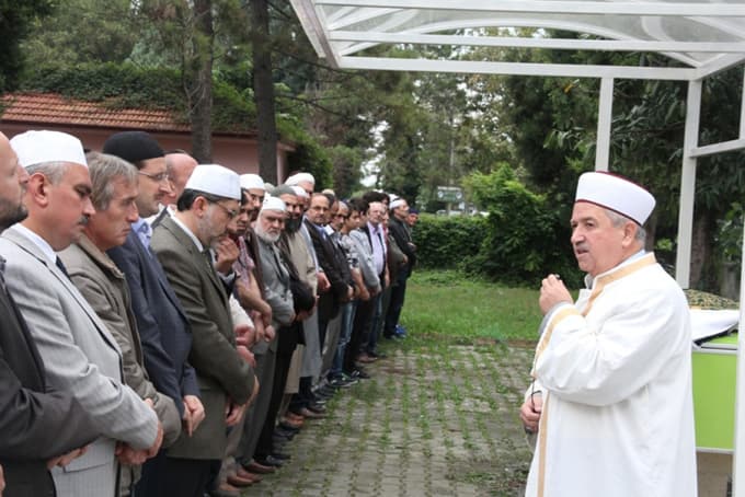 Cenaze namazını Sakarya Müftüsü İlyas Serenli kıldırdı