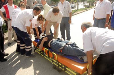 SSK Kavşağı'nda Kaza: 1 Yaralı