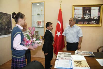 Öğrencilerden İnci'ye Ziyaret