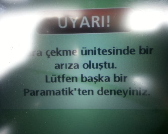 Bayram öncesi ATM'de para bitti